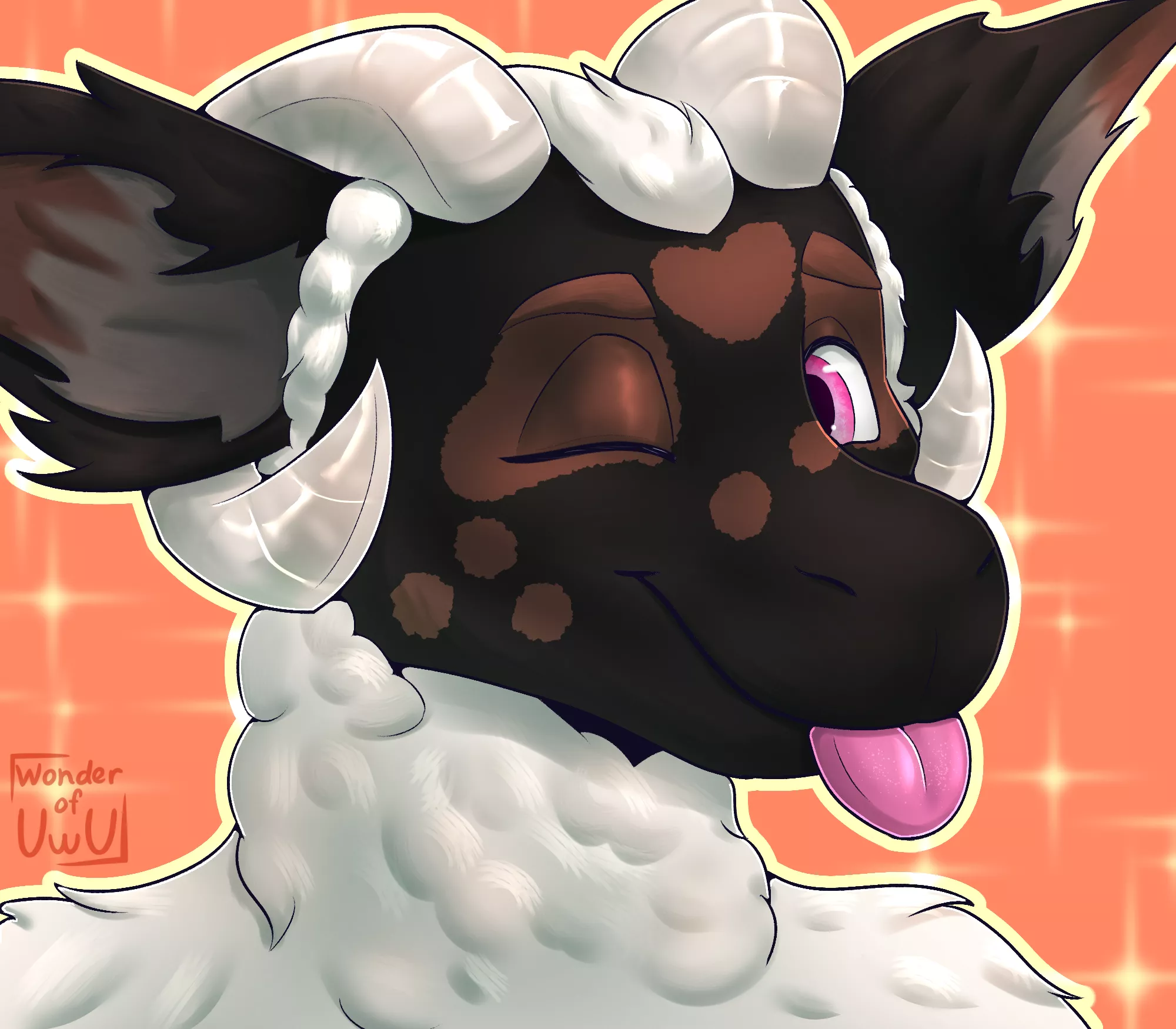 Adorable sheepy derg! (art by me, WonderOfUwU)