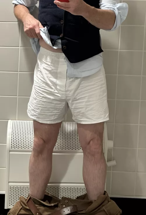 Classic white boxers drive me crazy. 