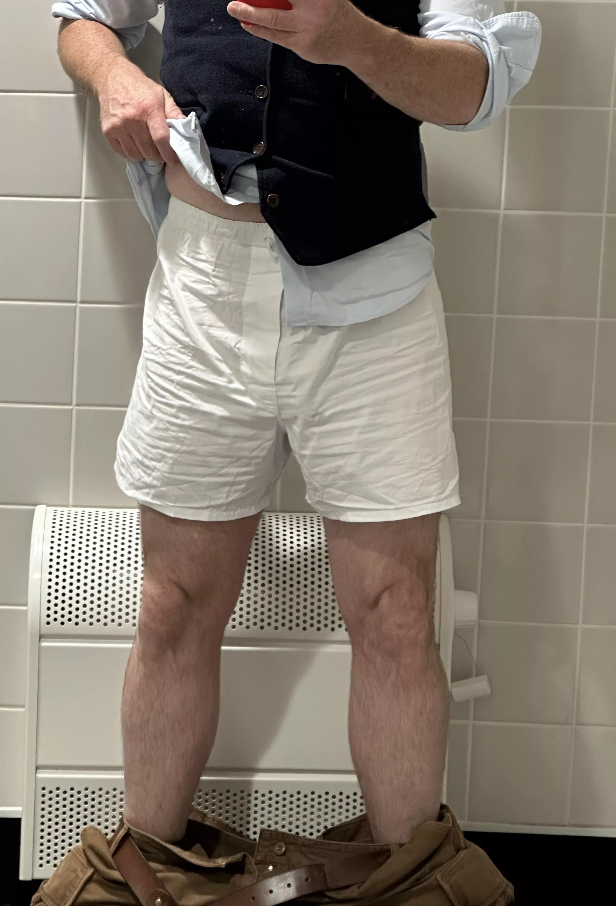 Classic white boxers drive me crazy. 