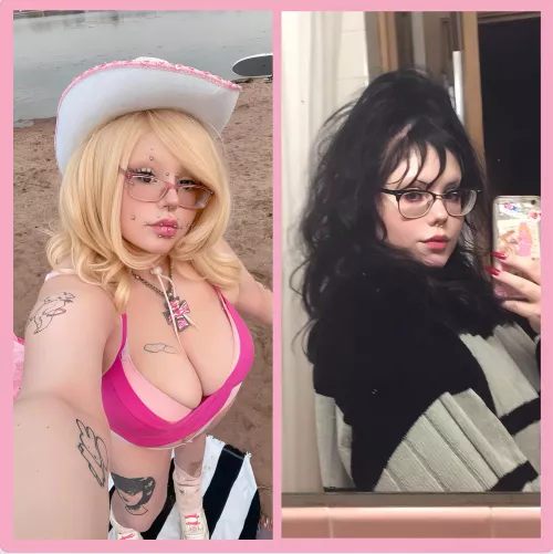 From frumpy trad goth to gorgeous sexy bimbo Goddess 