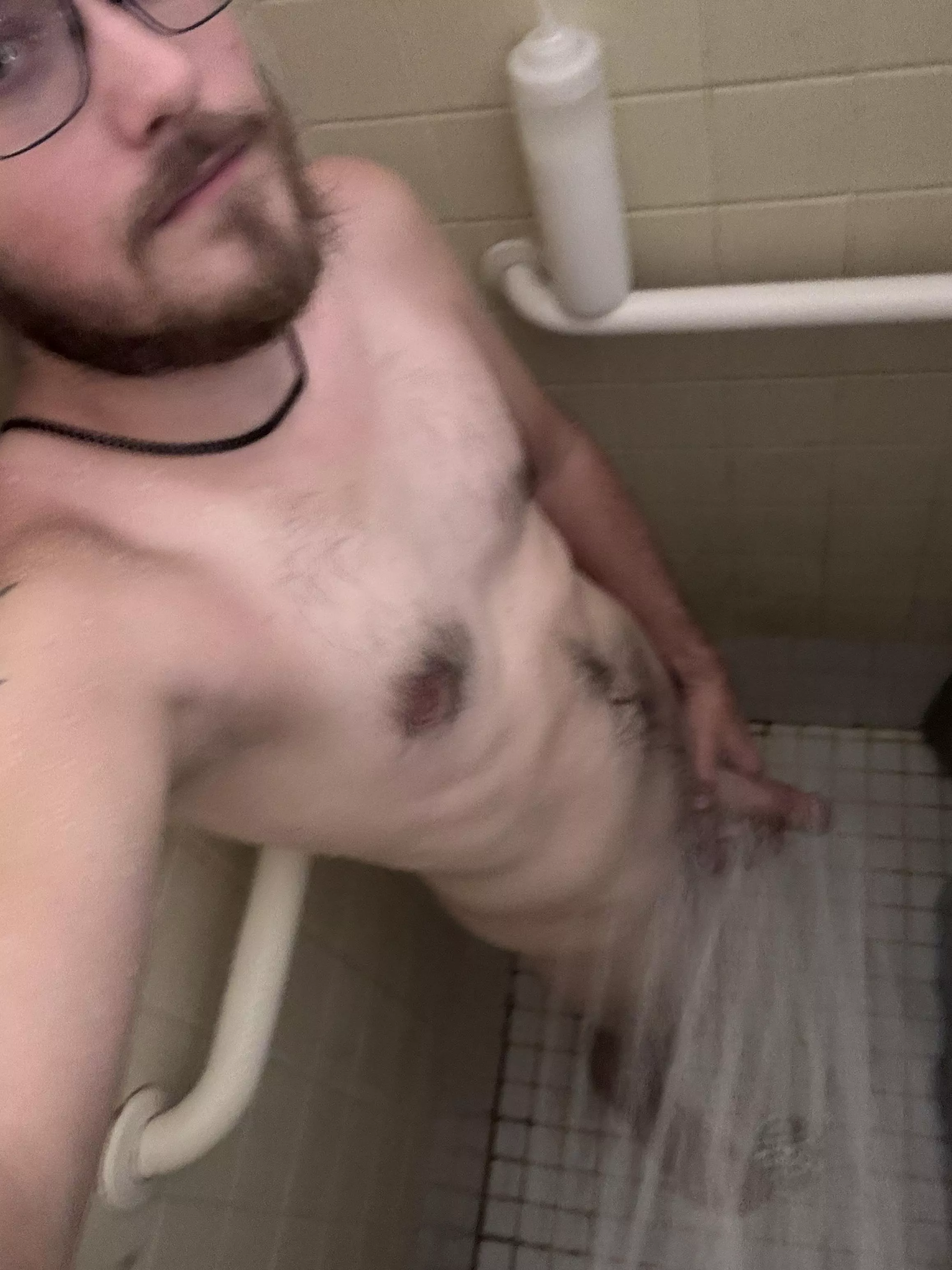 Getting all clean for a night out