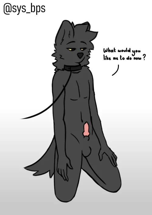 Good boy Iris (OC, @sys_bps)