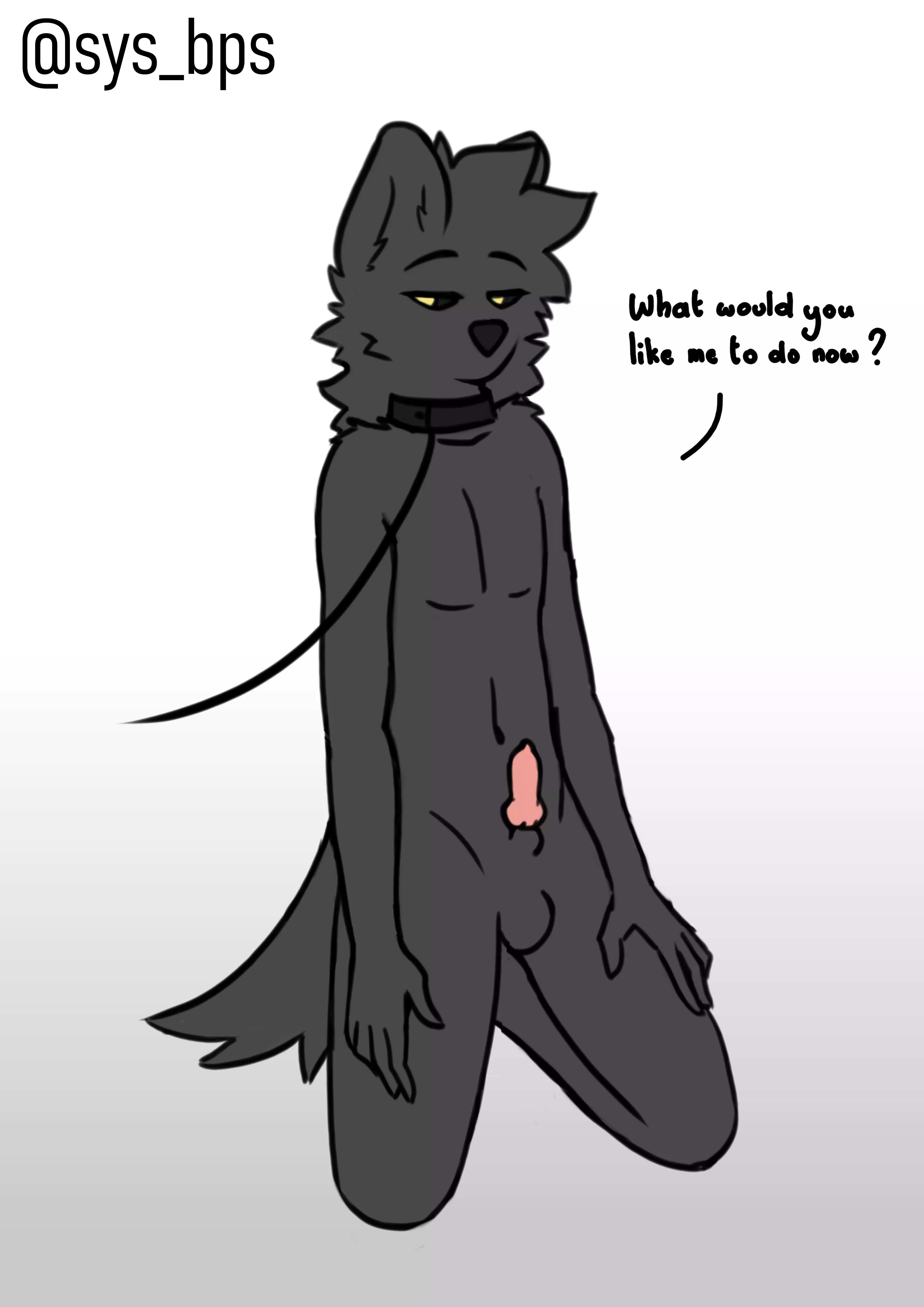 Good boy Iris (OC, @sys_bps)