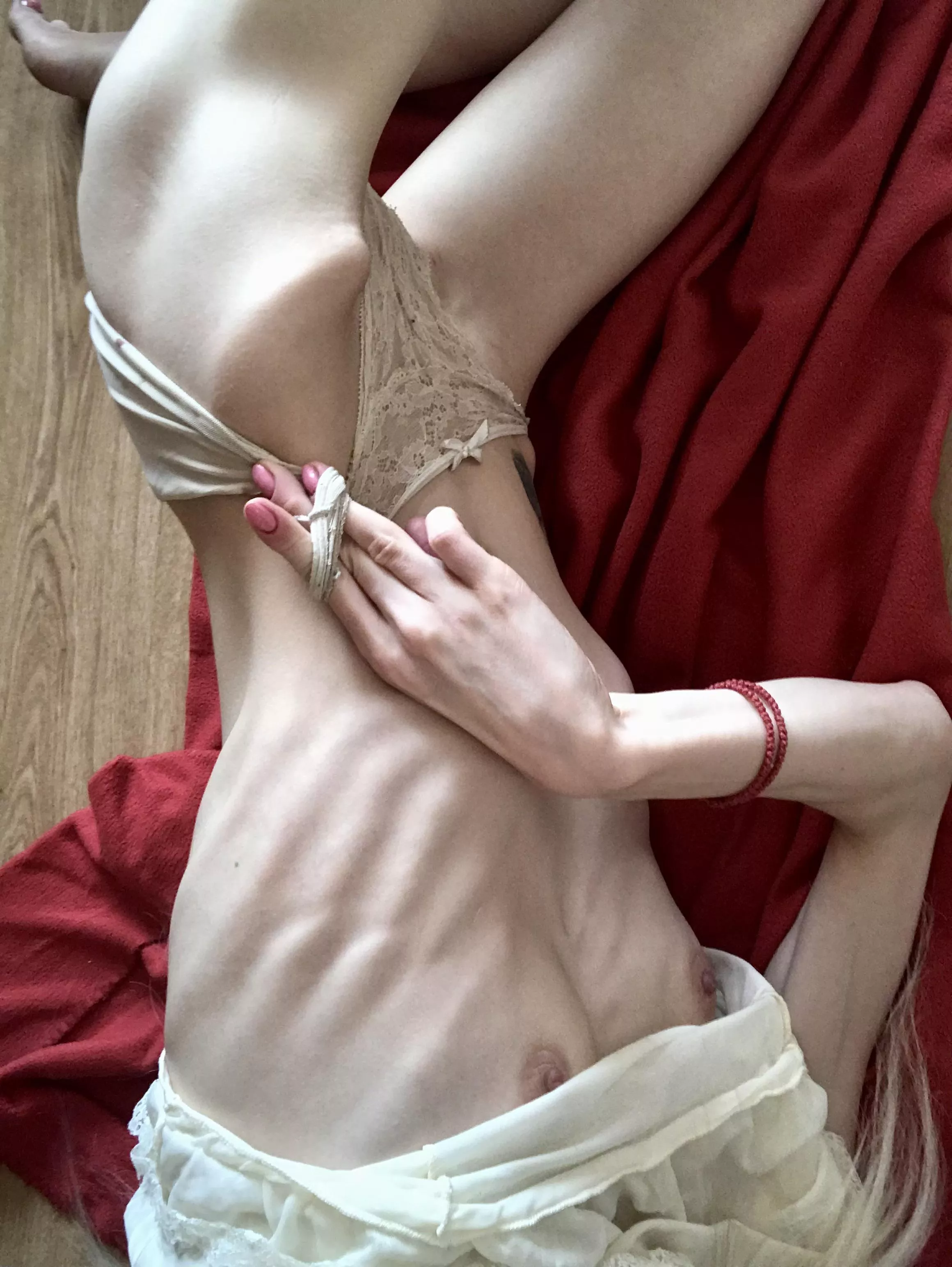 I like to show you my hipbones because it makes me horny