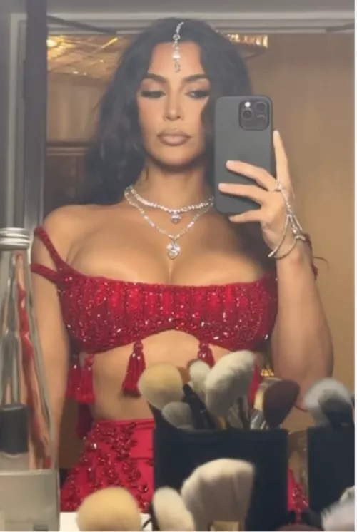 Kim in an Indian Wedding 