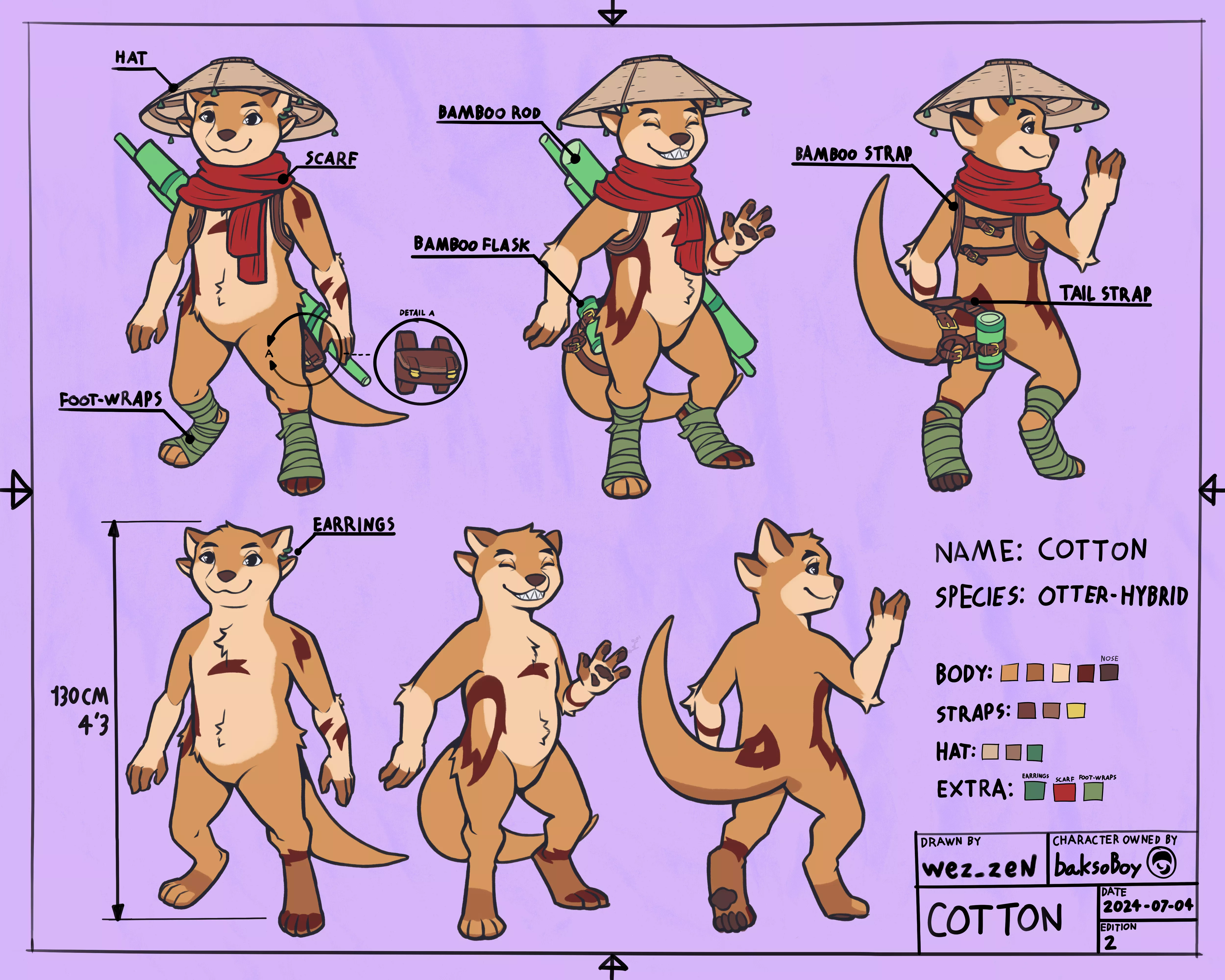 Make assumptions about my fursona and I will tell you if you are right or not!