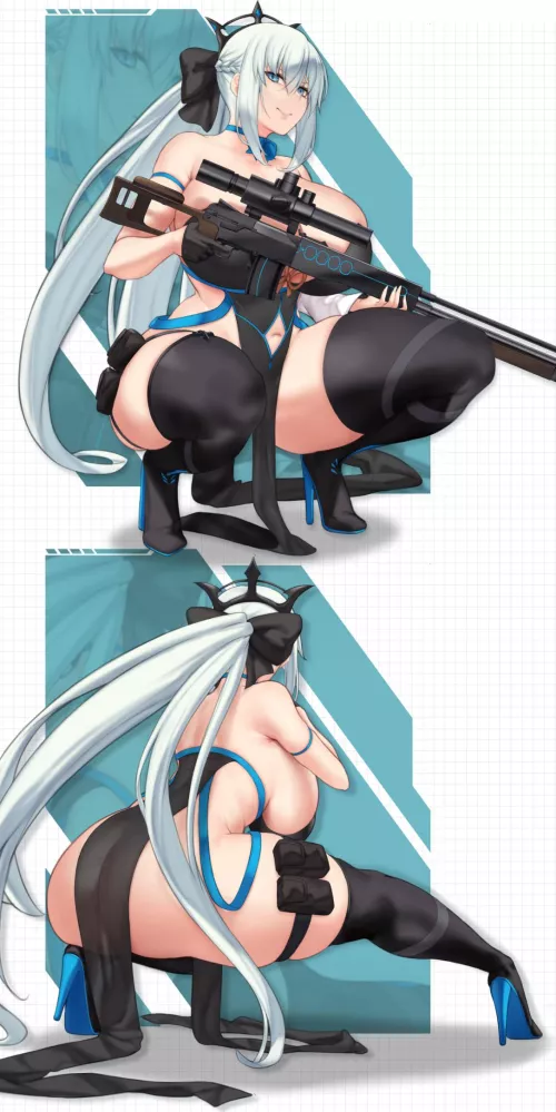 Morgan if she was a playable character in NIKKE