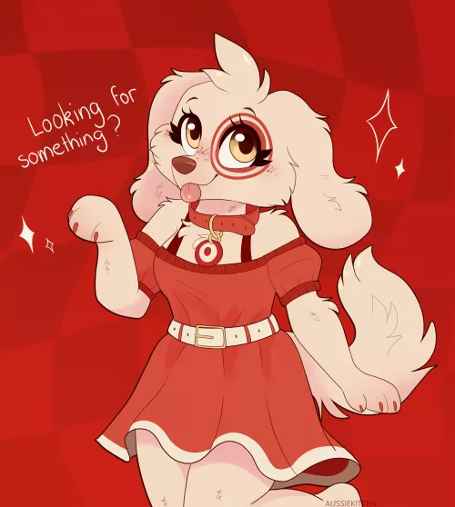 Target dog! [Fanart of/ idea of jayrnski on Twitter!]
