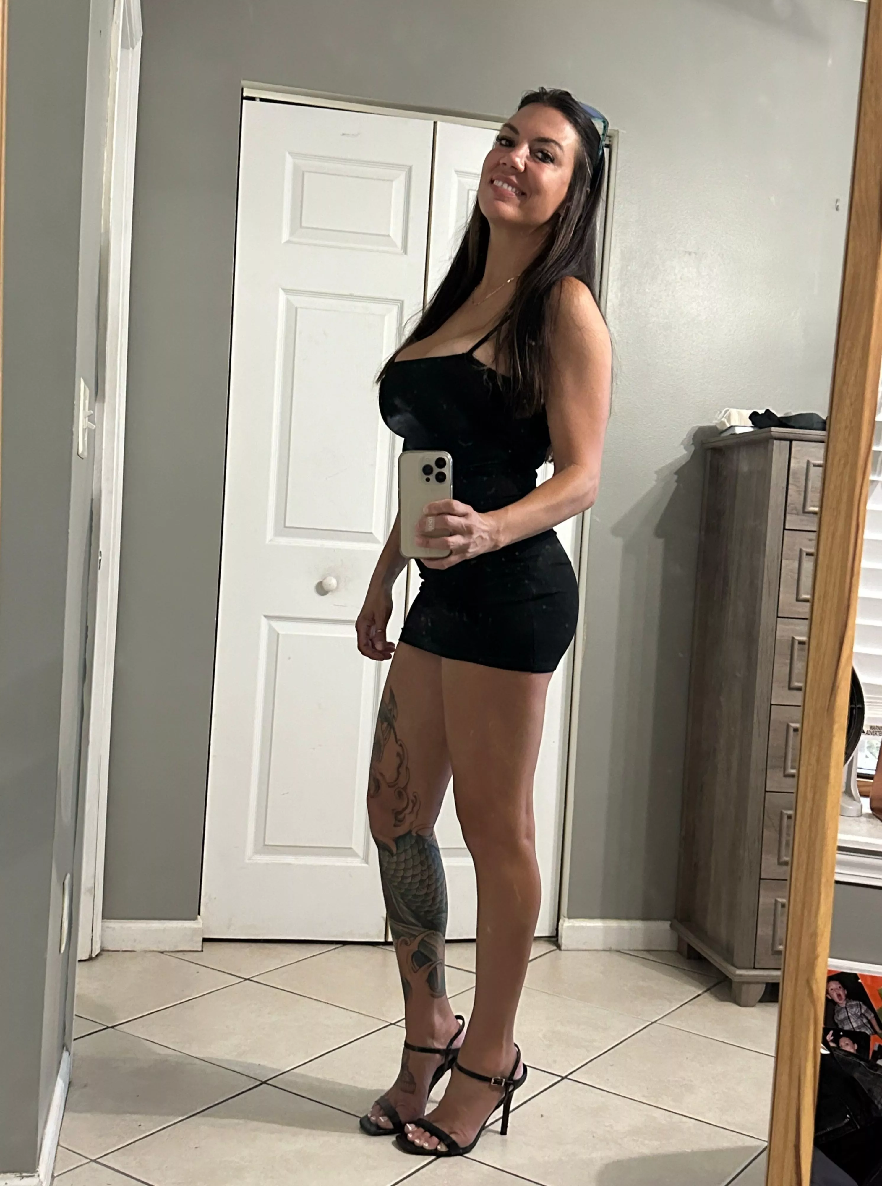 The best thing about wearing a dress is wearing nothing underneath