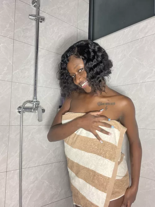 What happens if the towel falls down 