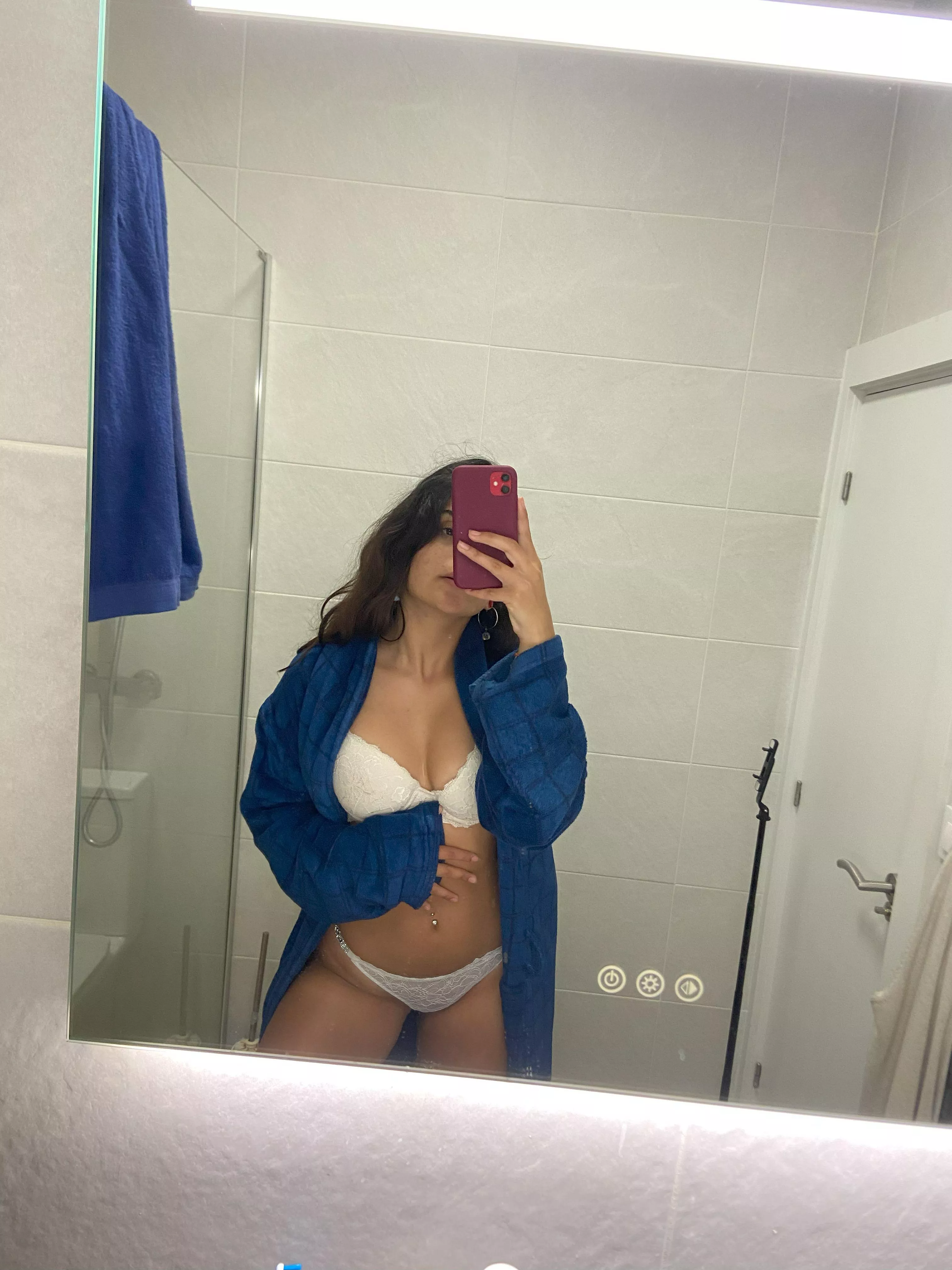 a little white lingerie tease wont hurt anybody hehe