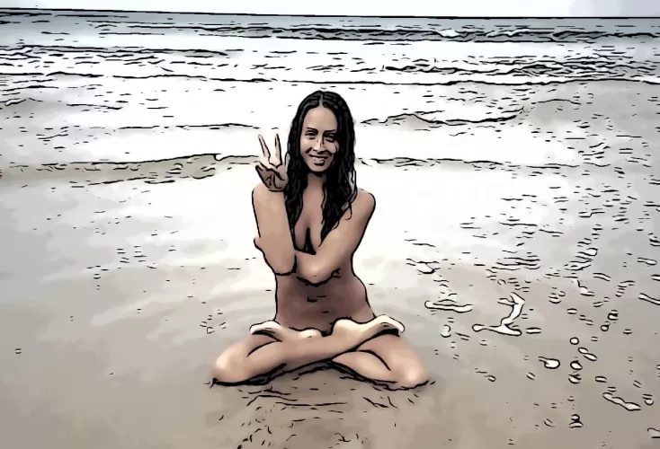 An art piece I’ve been working on, thanks to this awesome model