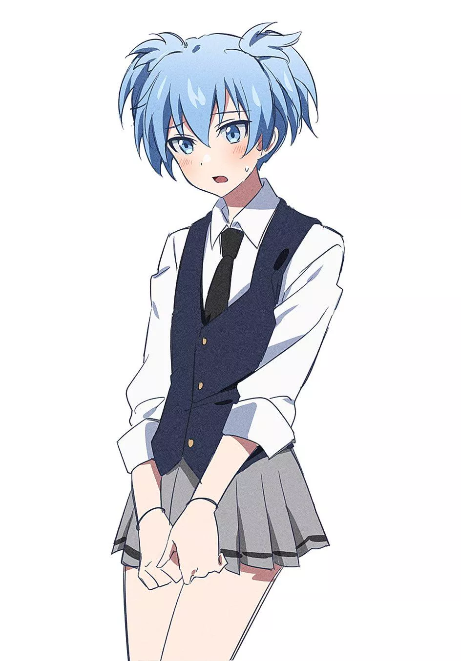 Embarrassed Nagisa