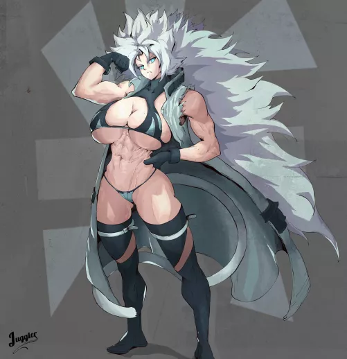 Hair and Muscle [@Sun_Juggler]