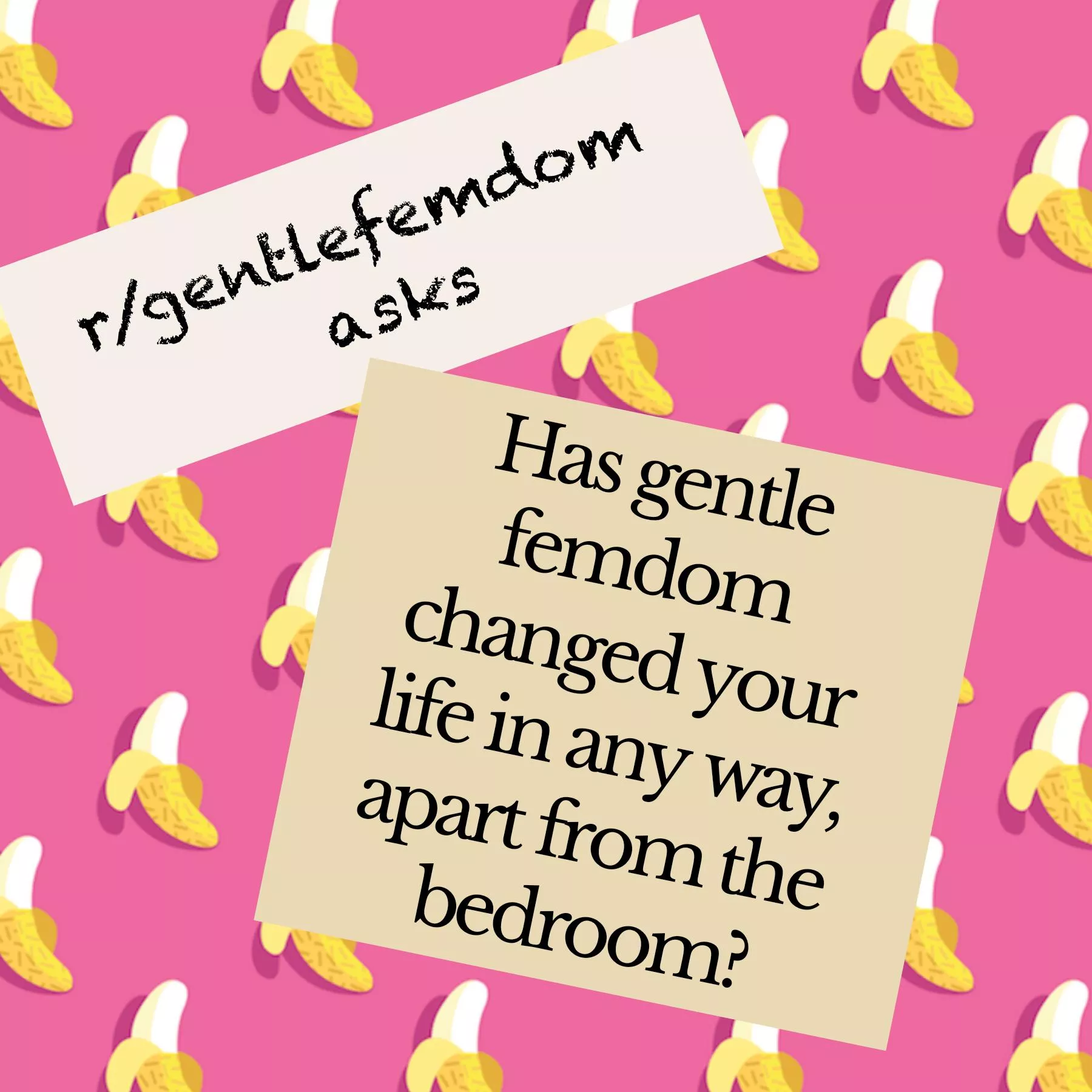 Here's the question of the week!