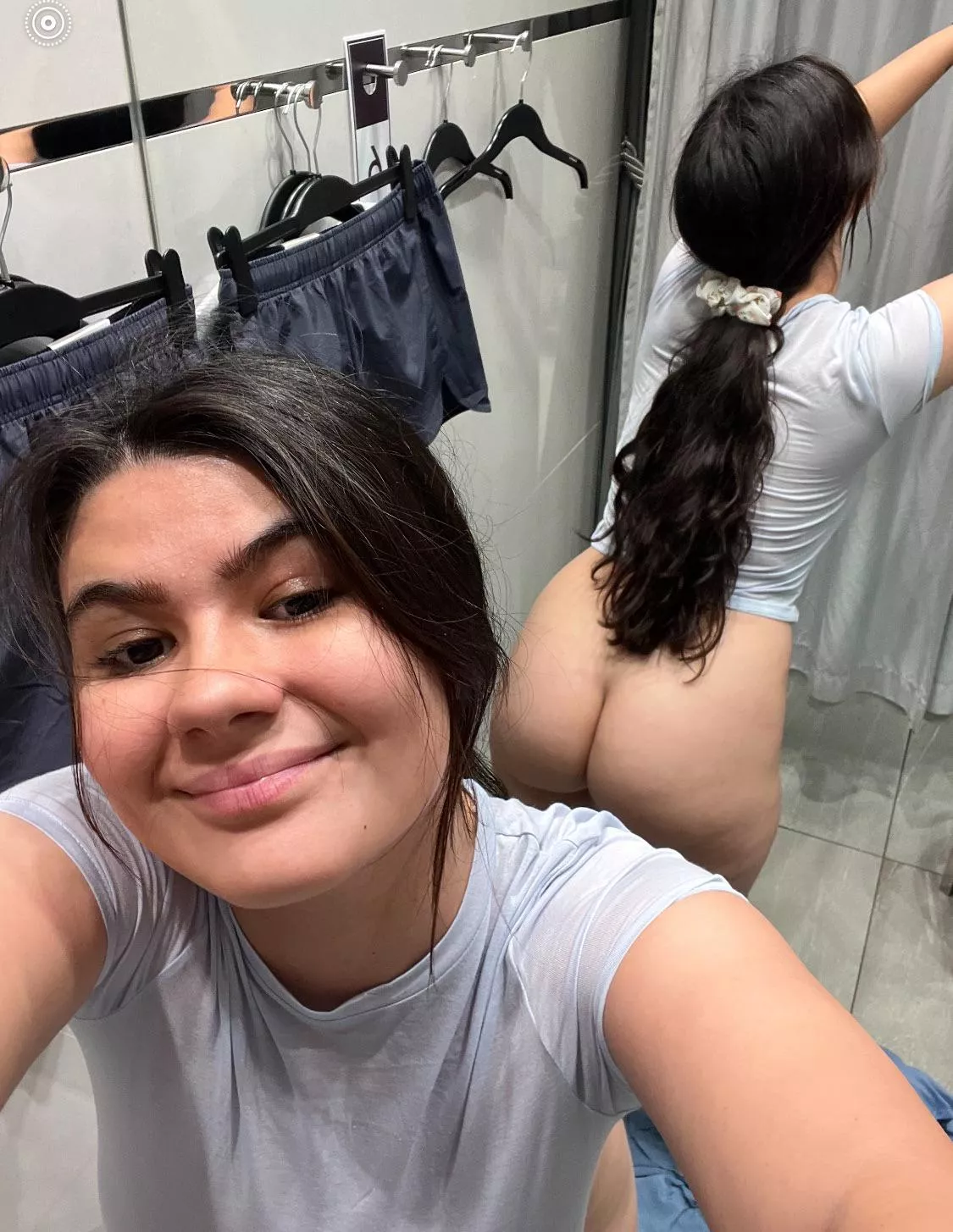 Hope you like my long hair in a ponytail 