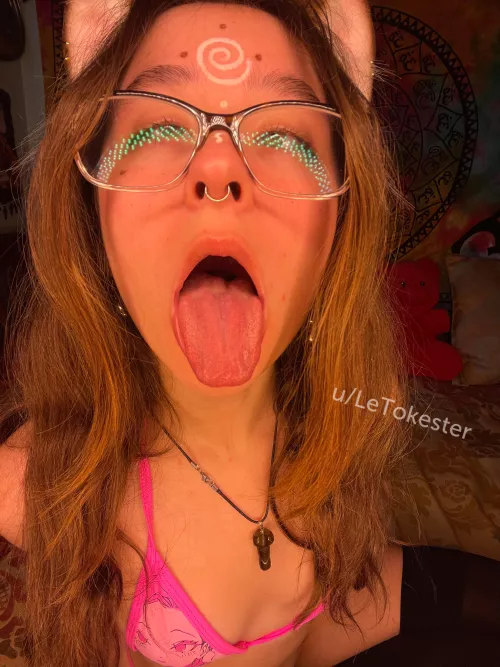 I love practicing my ahegao :p [OC]