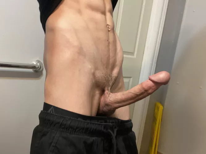 I love working out with a raging boner 