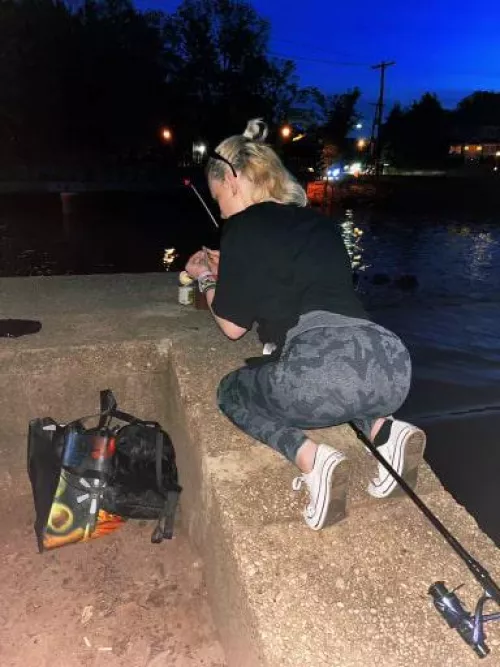 I Tie my hair in a ponytail so you can easily grab it from behind