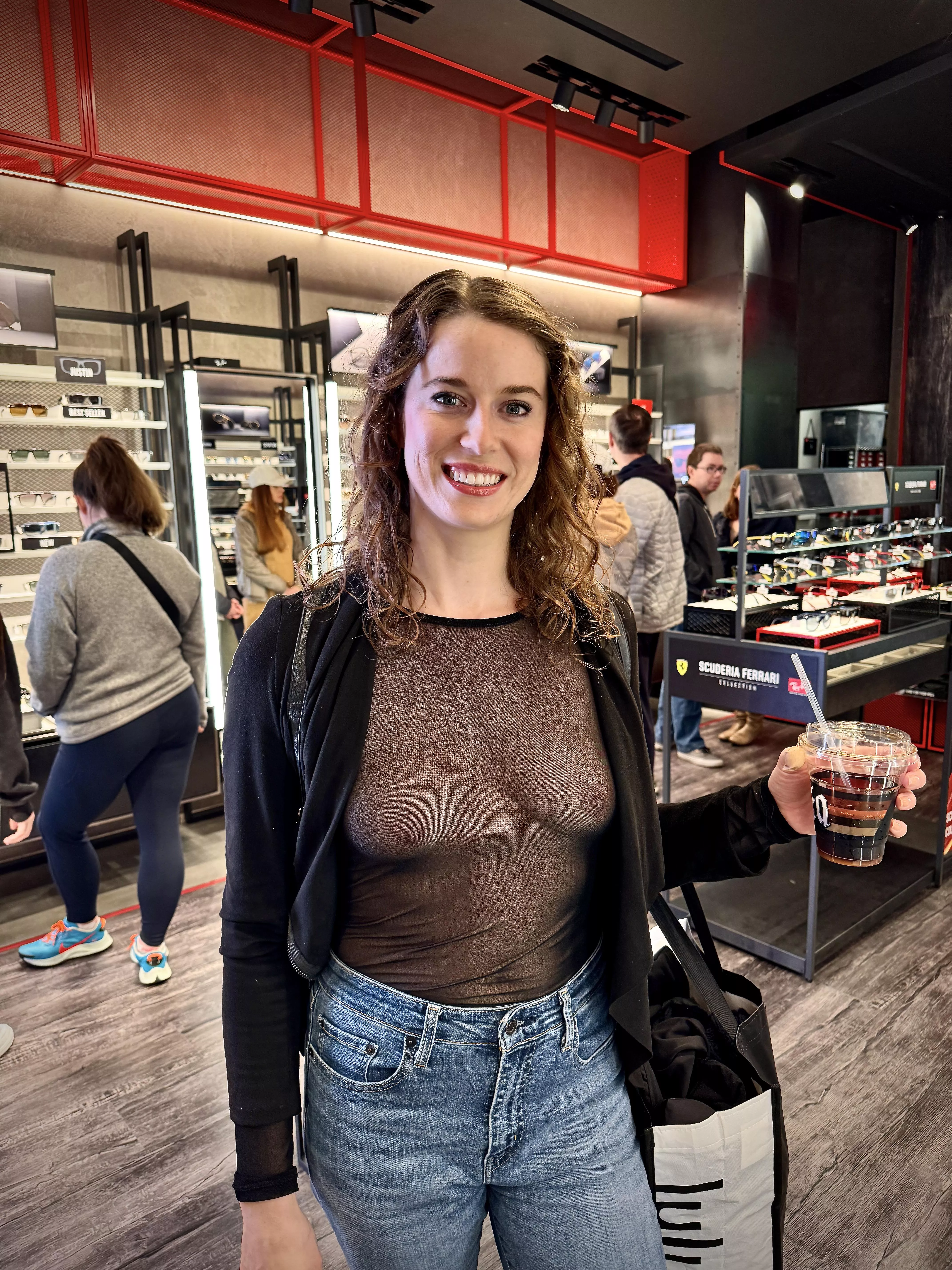 Life Pro Tip for good customer service: sheer tops