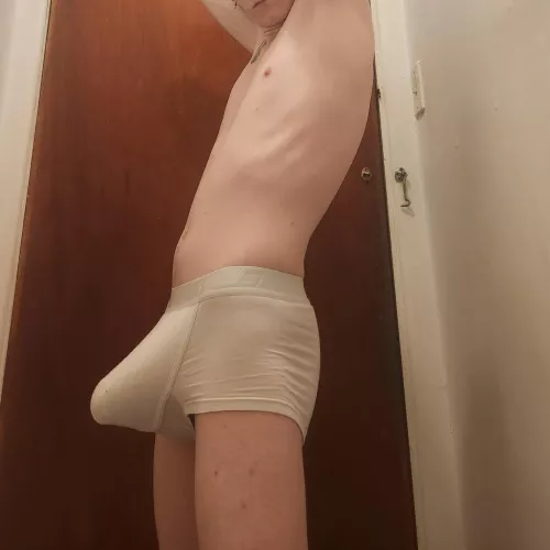 Thank goodness for stretch fabrics.