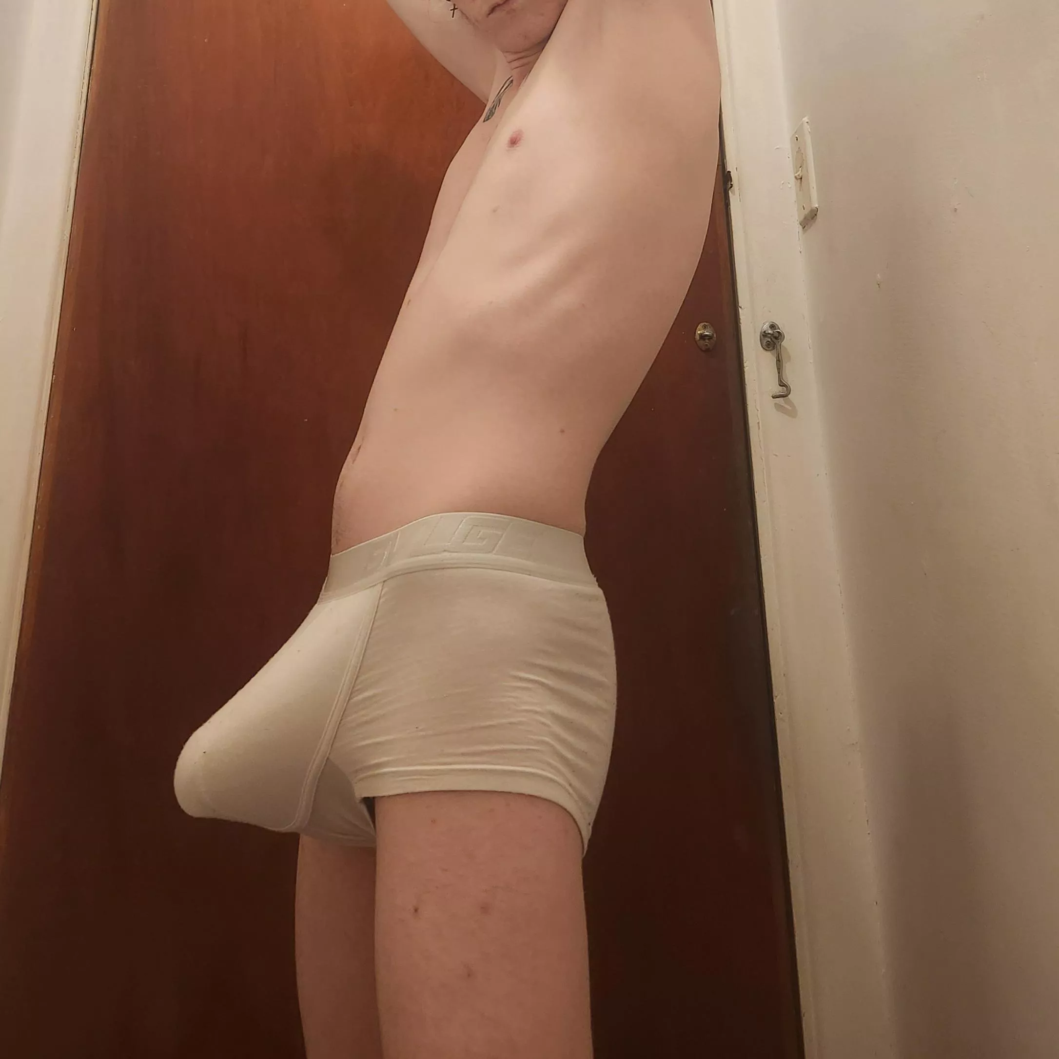 Thank goodness for stretch fabrics.