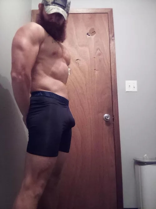 The briefs..good support. I'm the ginger bread man