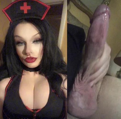 The doctor ordered a DEEP injection. Oral or anal? 😈