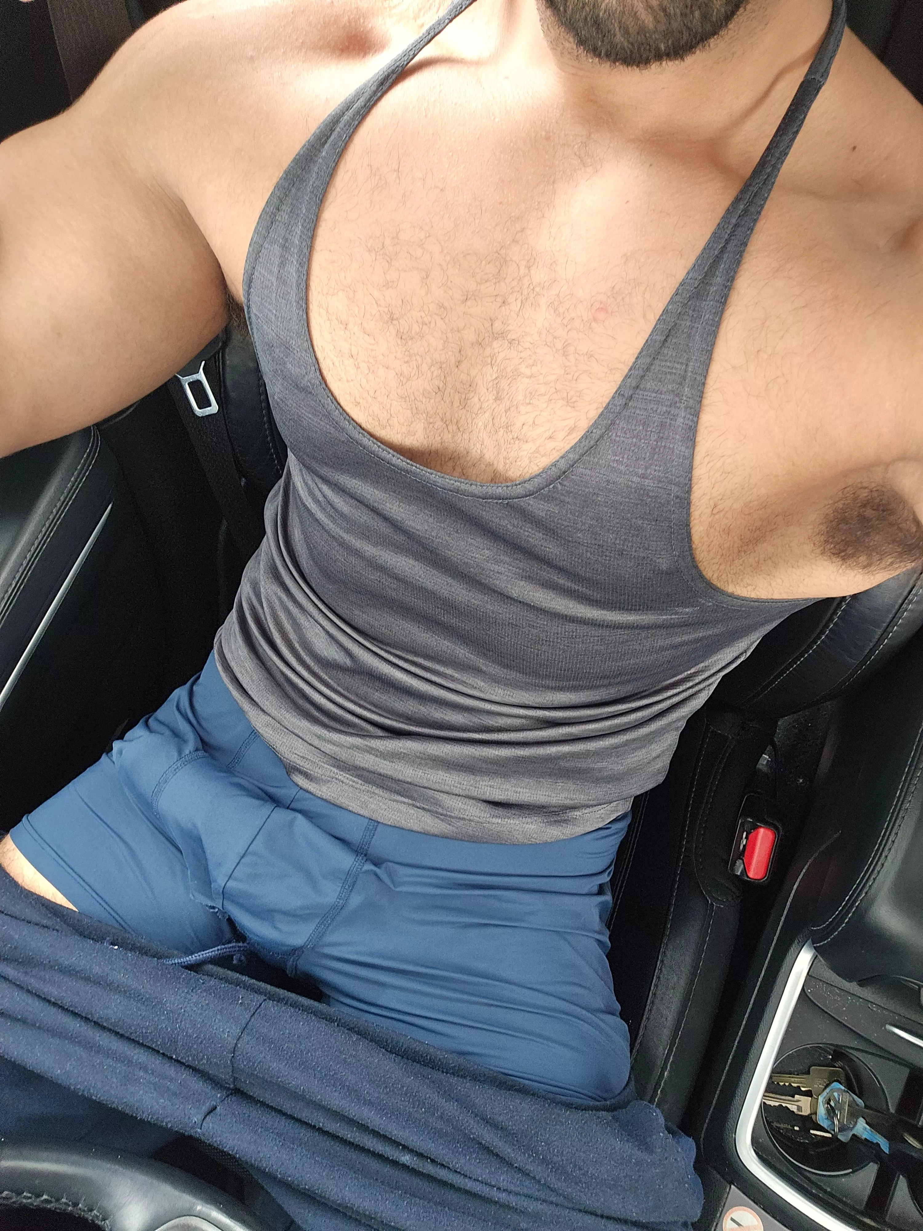 The gym pumps are hard