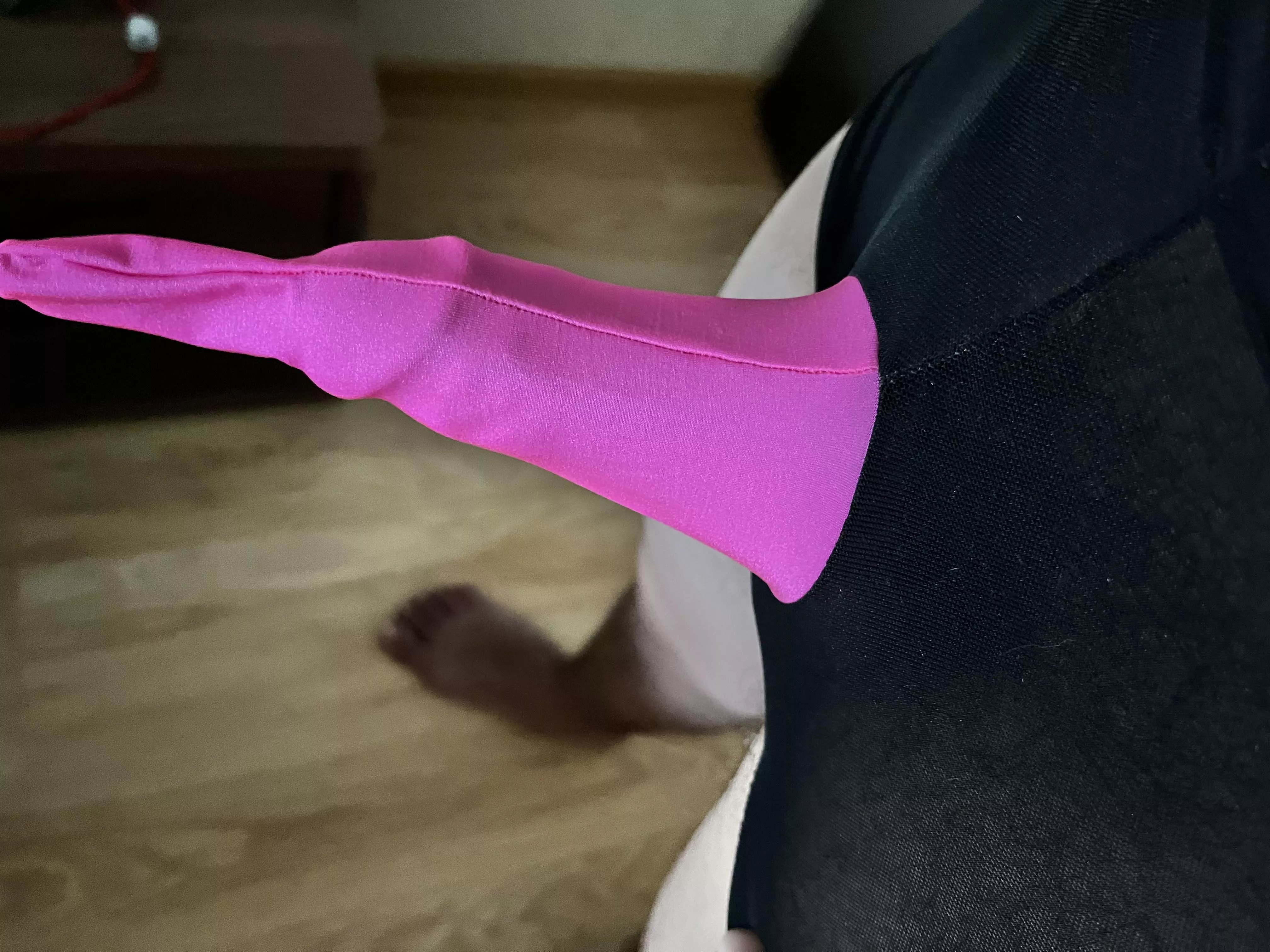 Tried pink underwear