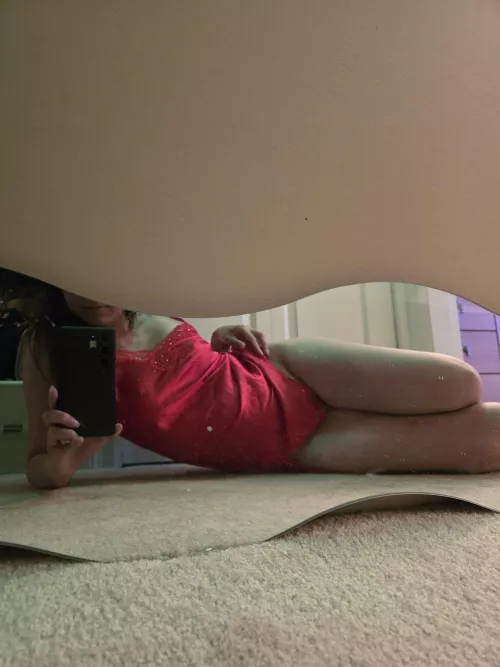 Waiting for you in bed like this 