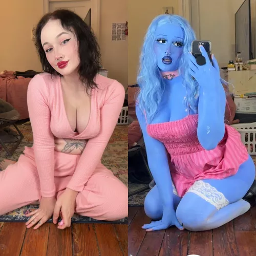 would you still love me if i was a plastic doll? (Bodypaint OC)