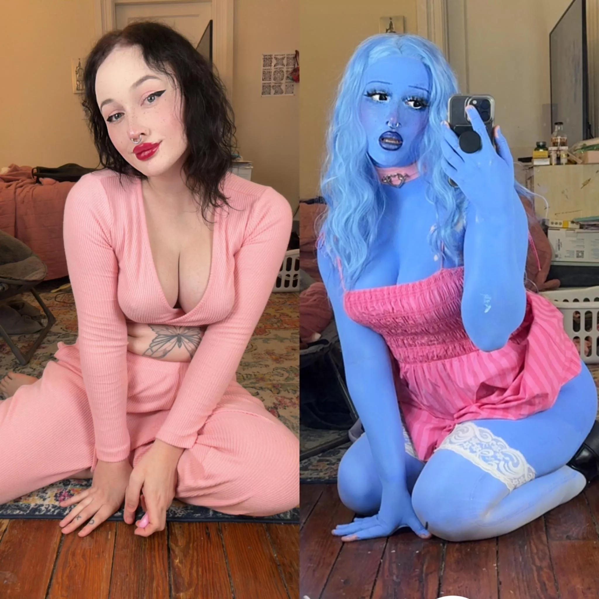 would you still love me if i was a plastic doll? (Bodypaint OC)