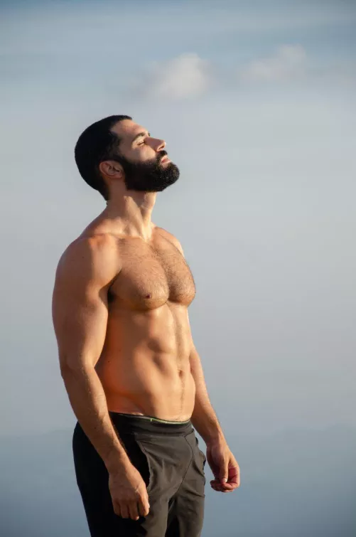 A quiet moment of introspection. What's on your mind, fellow contemplative?