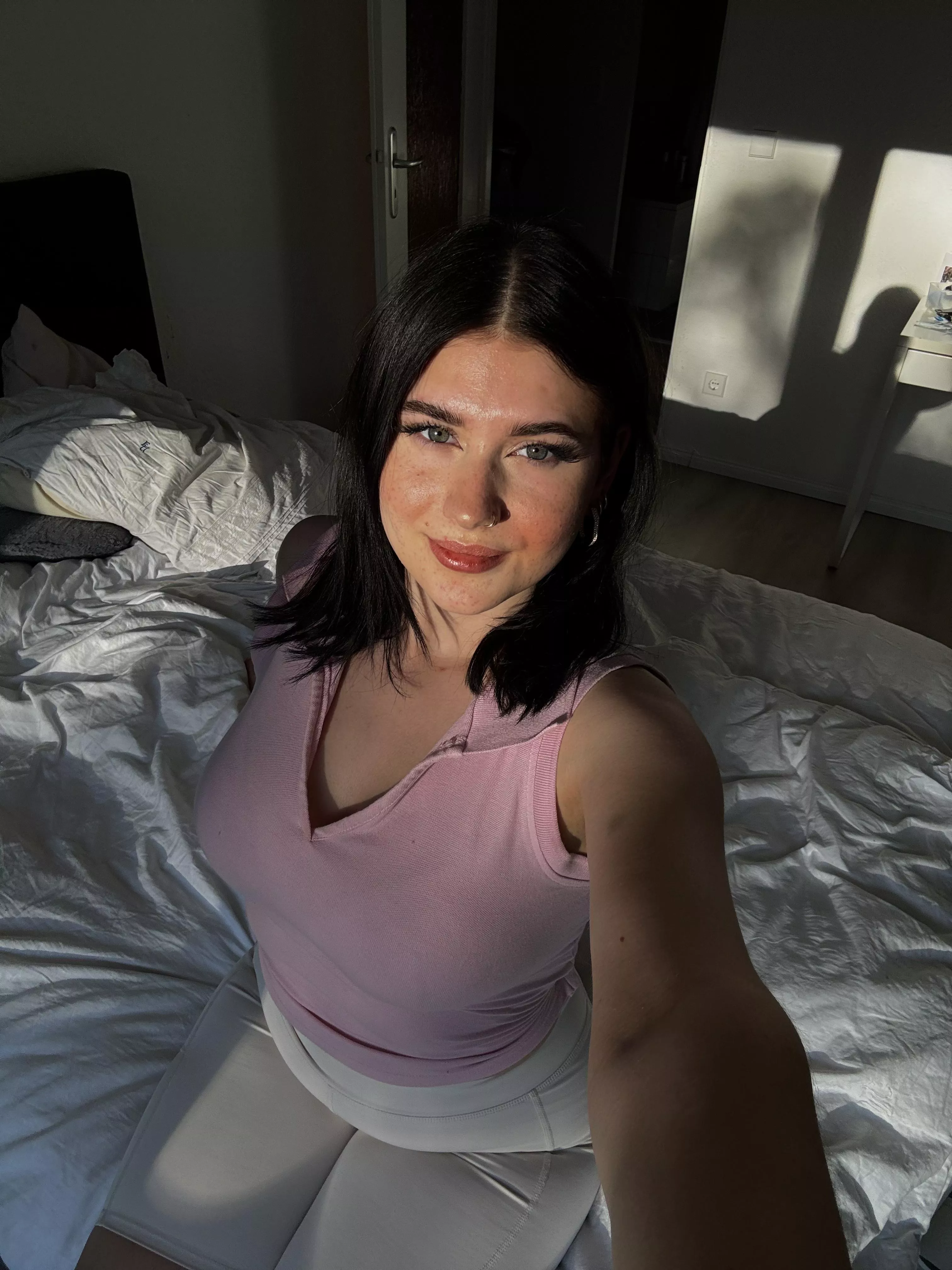 feeling pretty in pink! How does this top look on me