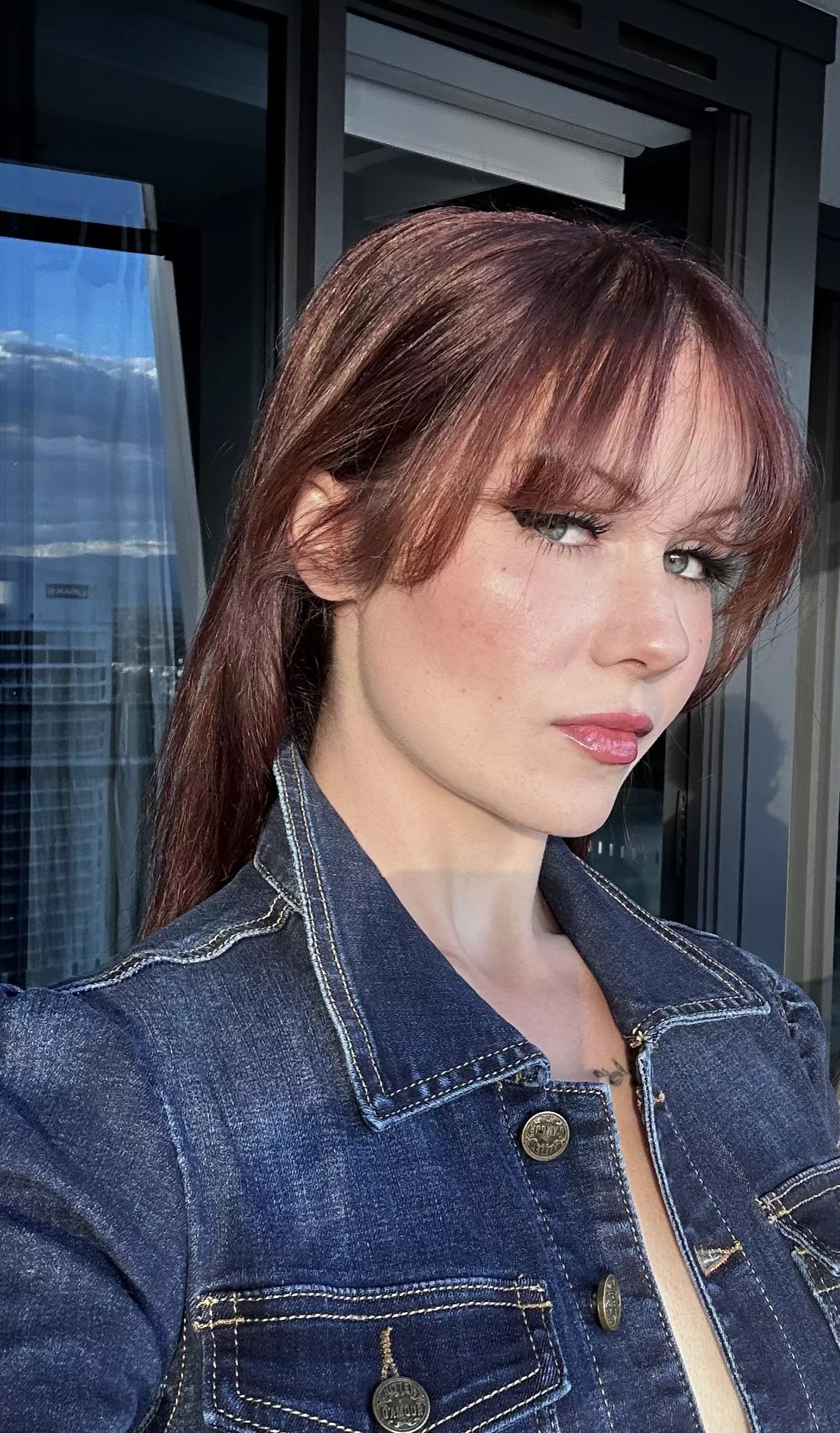 I feel evil in a full denim outfit