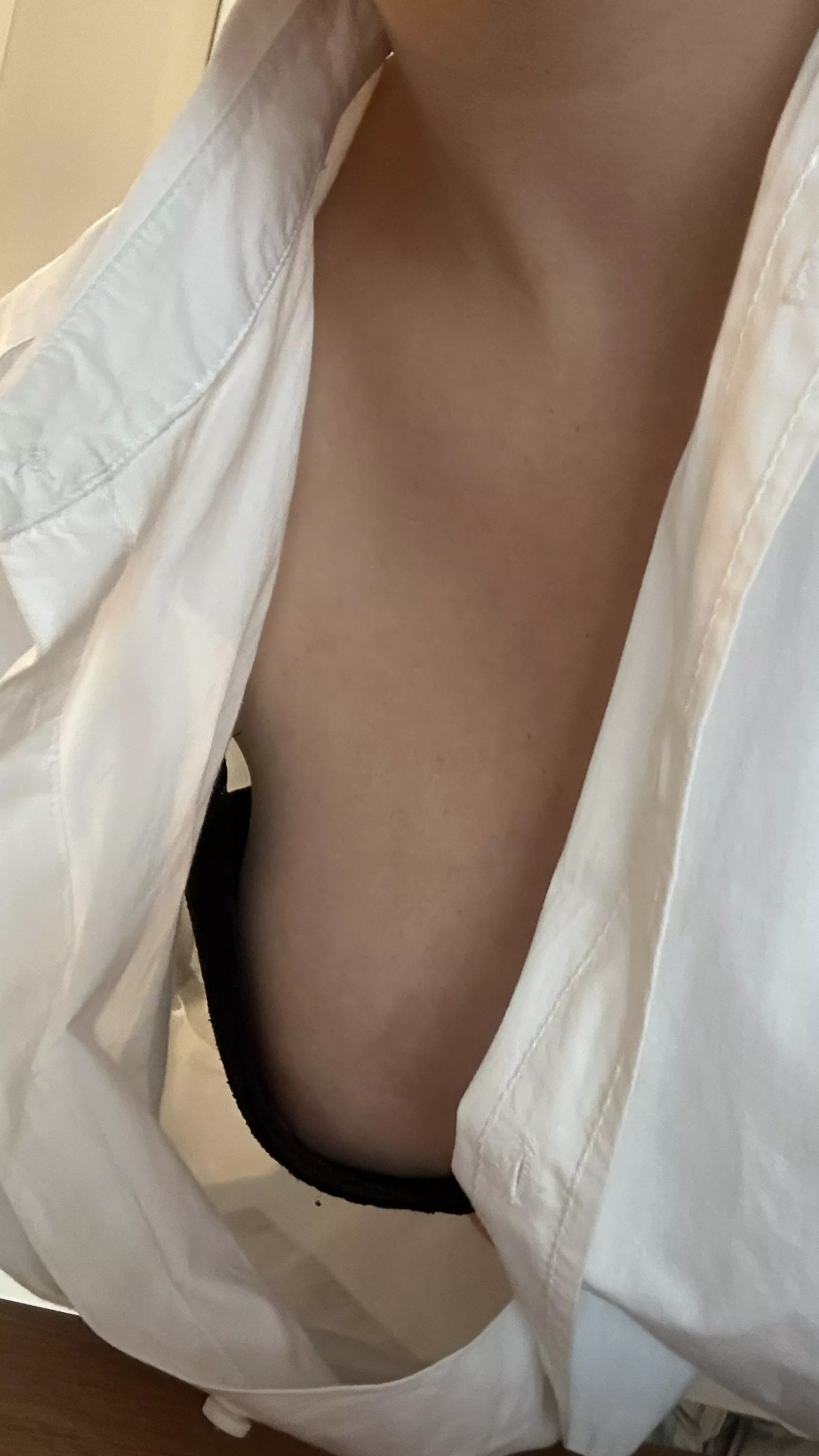 It's gonna be hot in the office today.. Would you like this view as a my colleague?