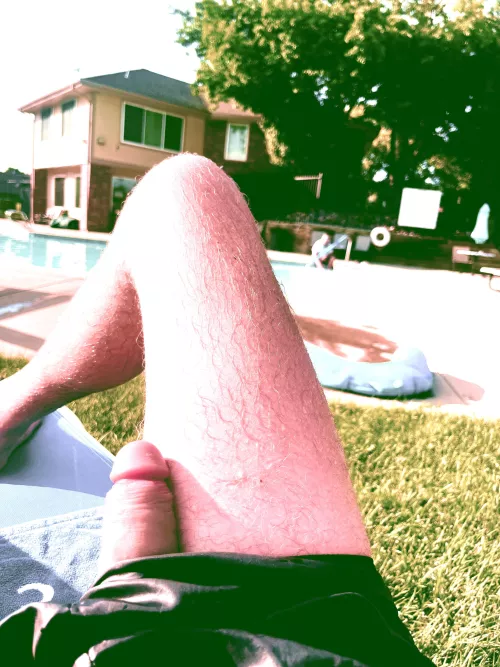 Just me and the pool boy