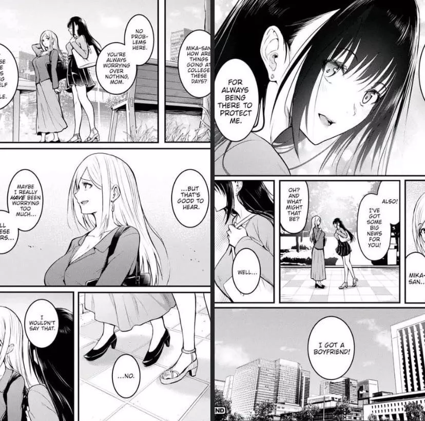 LF Mono Source Mika-san how are things going at college these days? no problems here. you're always worrying over nothing, mom. But that's good to hear. maybe I really have been worrying too much.