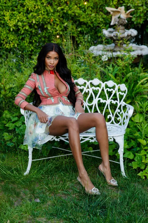 Maybe too much cleavage for the office? 