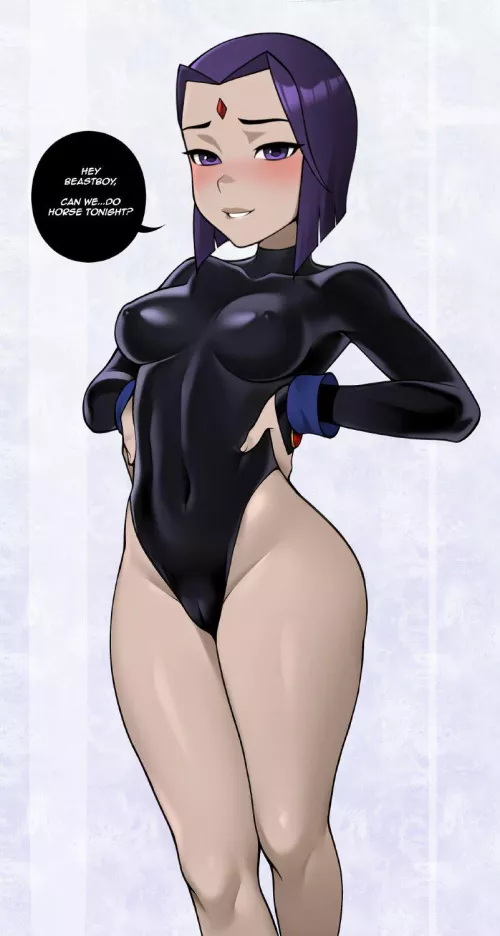 Raven has a request artwork by (loodncrood)