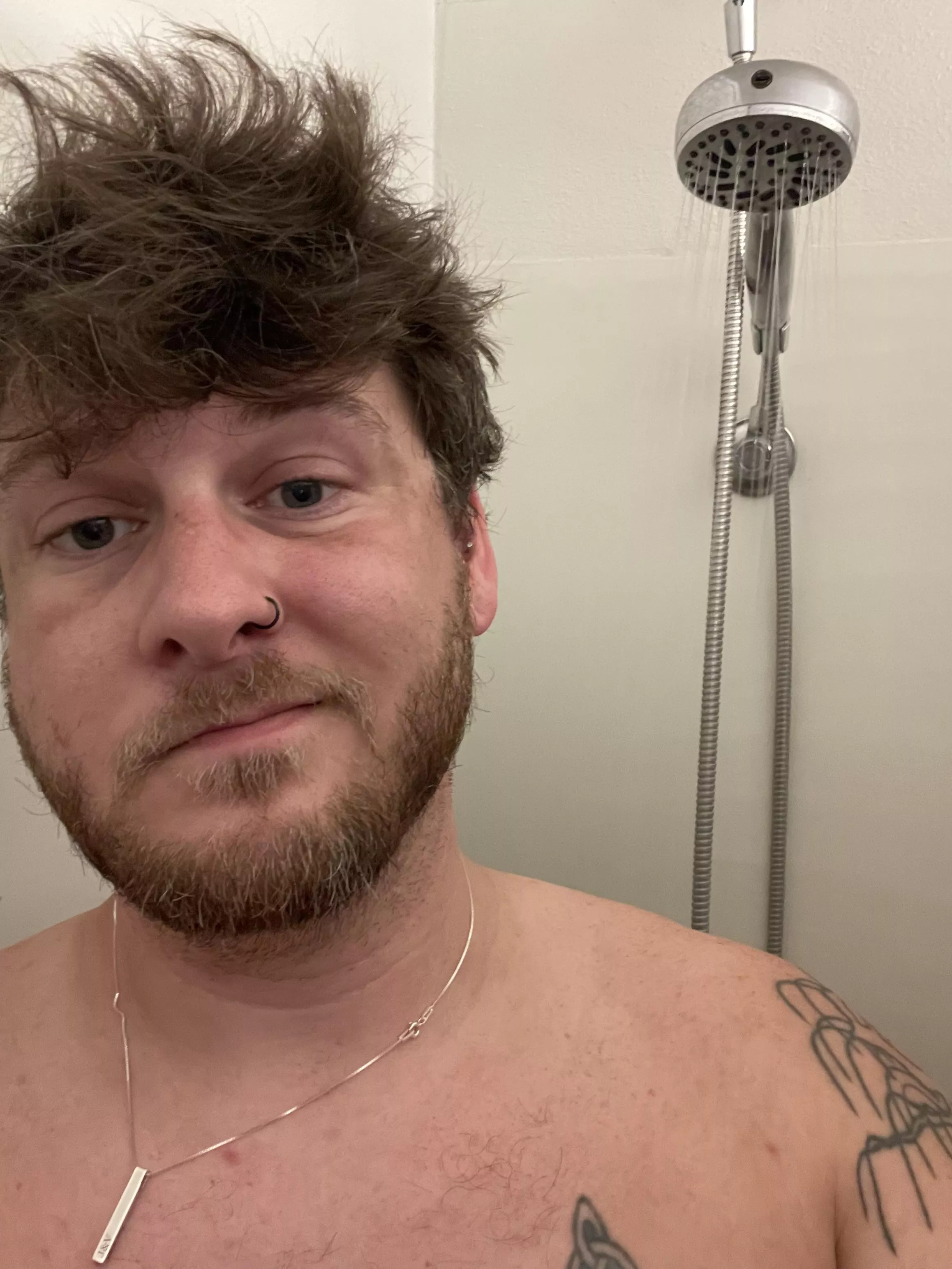 Taking a cold shower because it’s hotter than Satan’s @$$hole after a pot of spicy chili