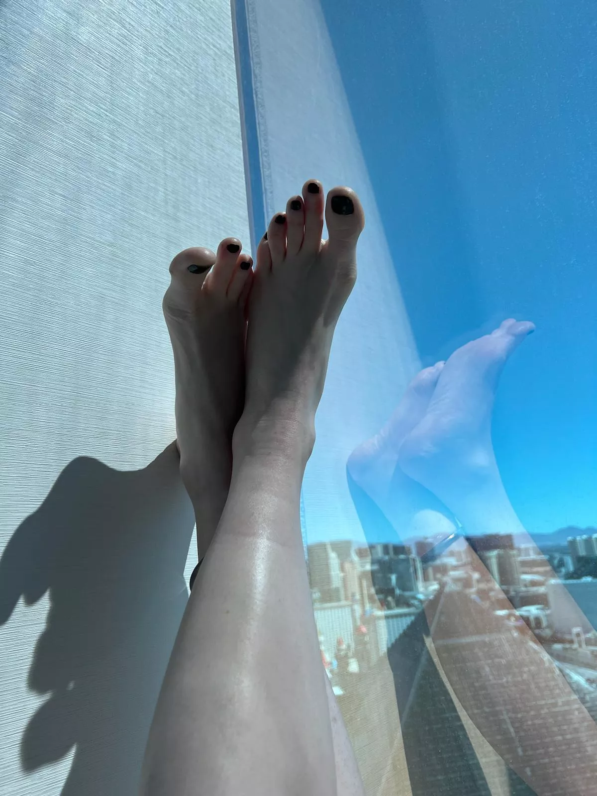 The Reflection Of My Soles Looks So Good!