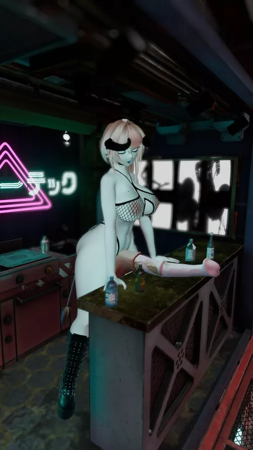 Waiting for that one customer to serve that special drink