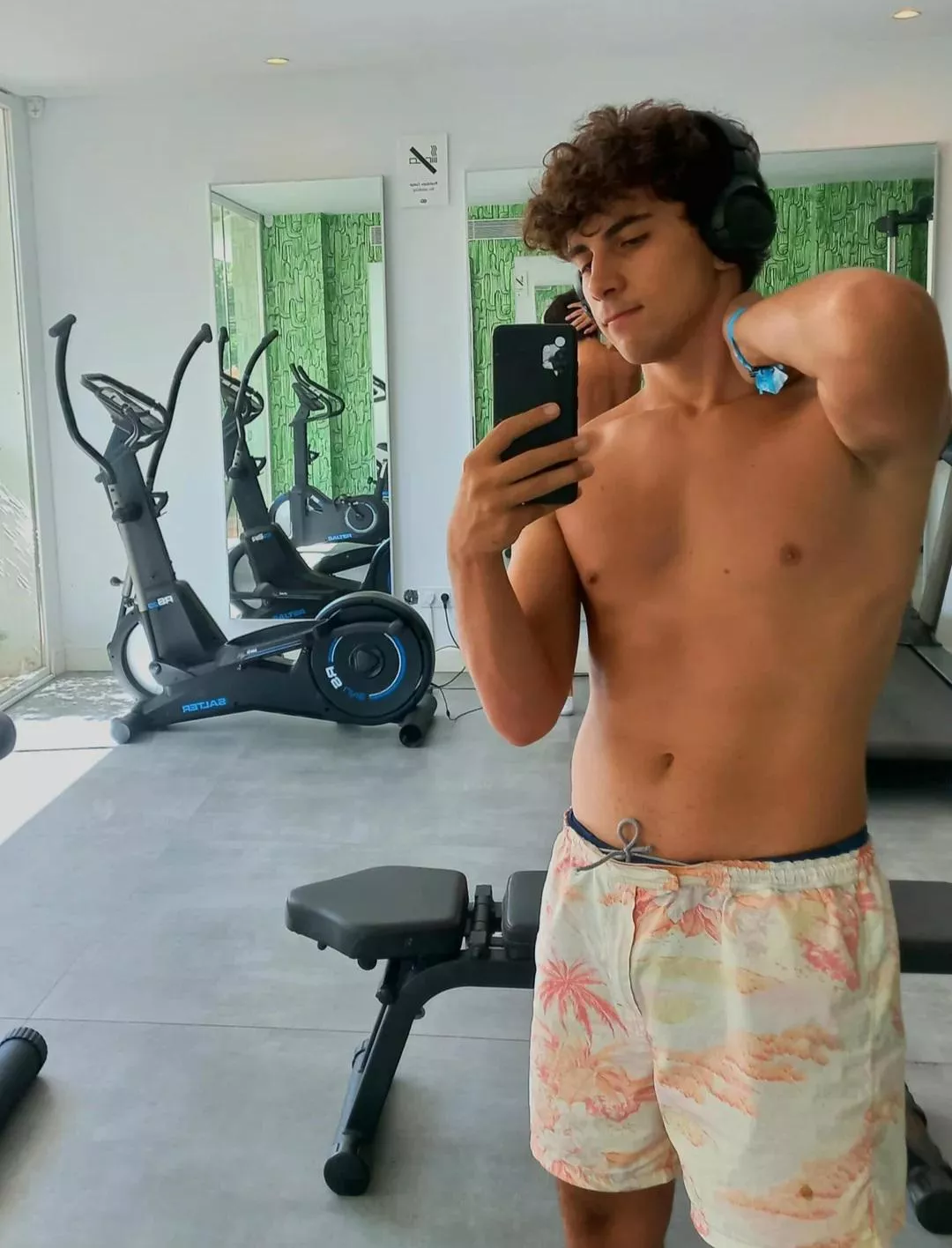 At the gym but I lost my shirt At the gym but I lost my shirt