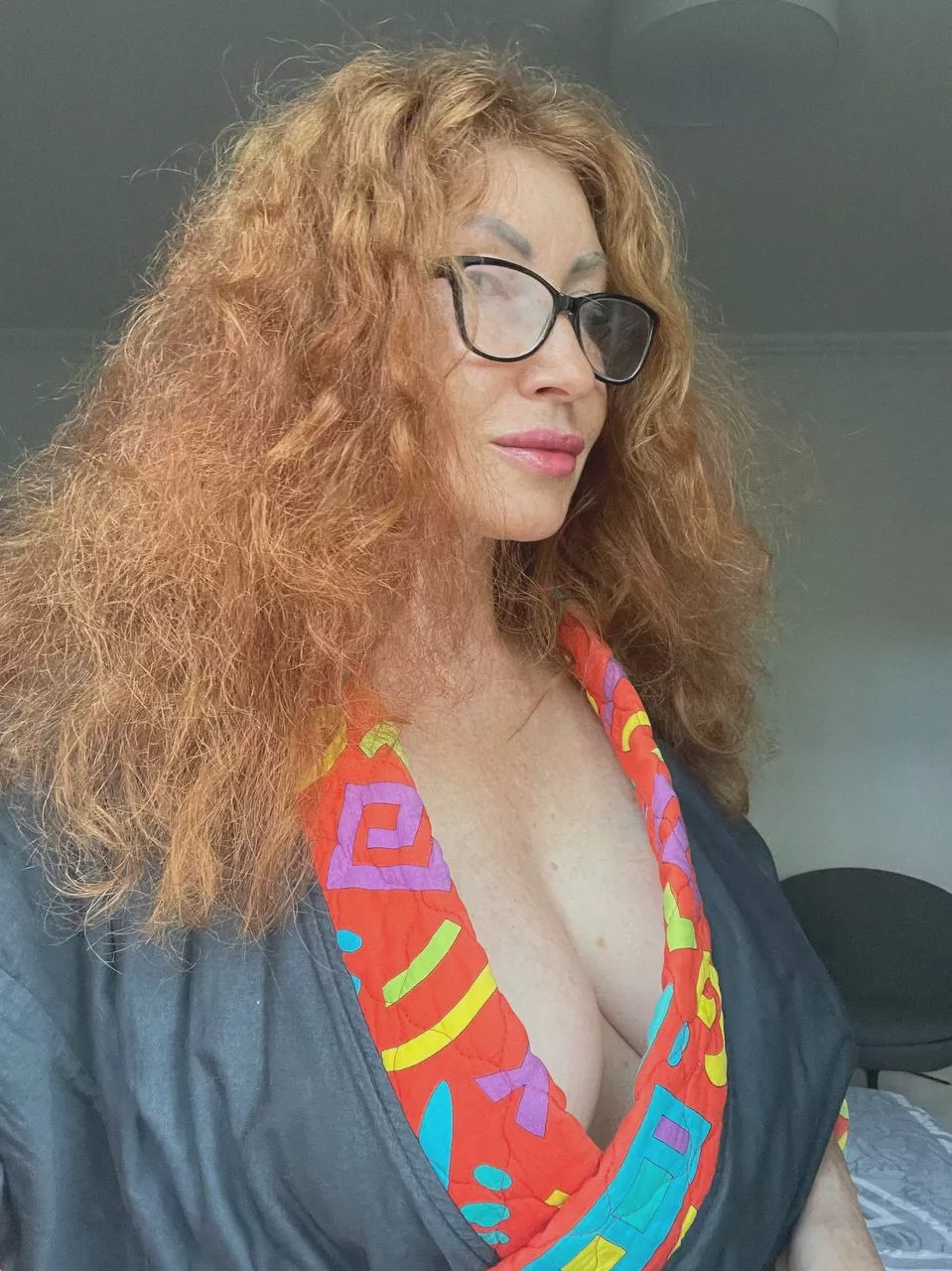 I love it when there's nothing under my robe