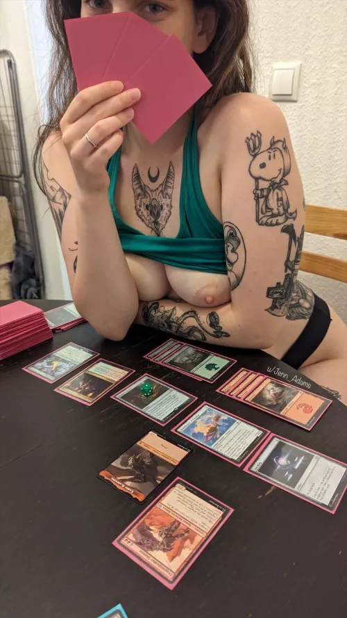 I tap all my mana and bring out my strongest counter. Did it work? [F]
