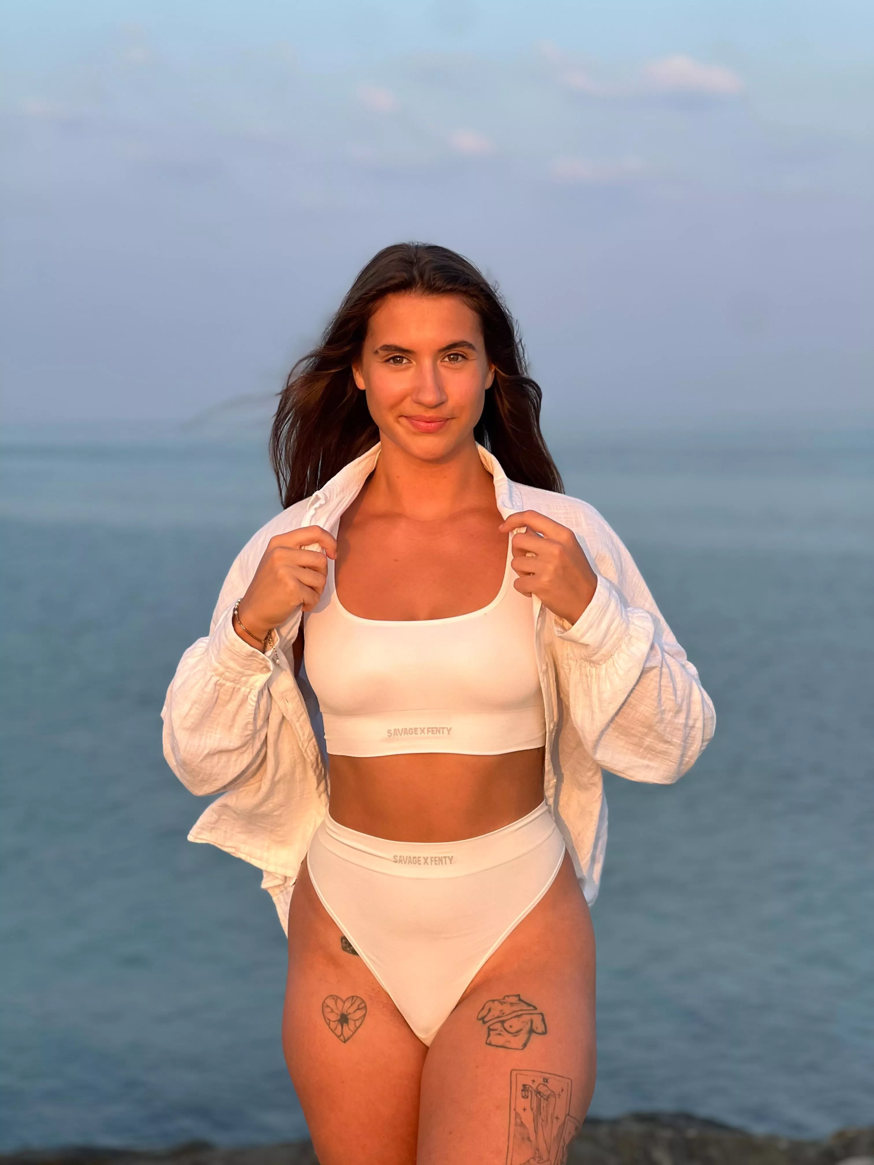 my outfit at the beach