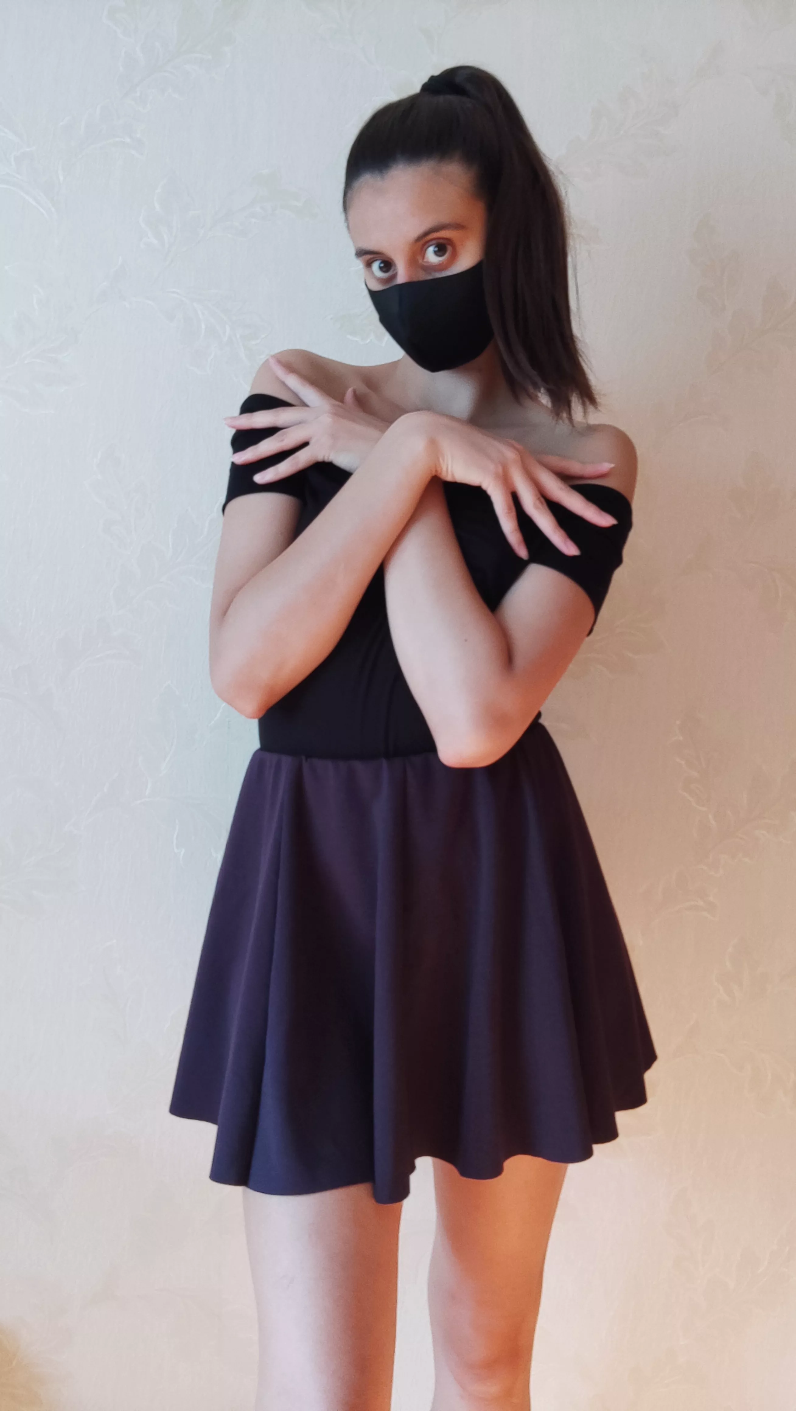 Pretending to be a butterfly