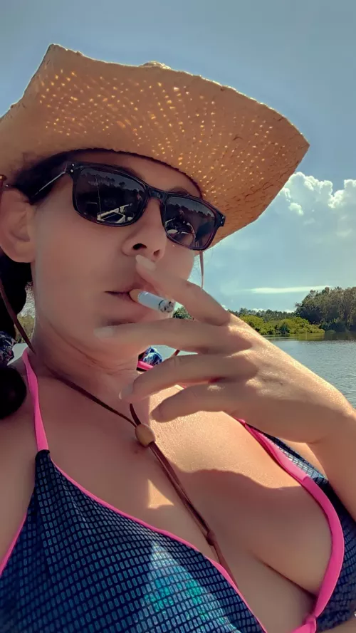 Smoking in nature is so much more sexier 